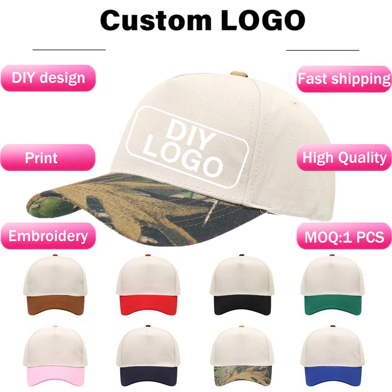 Dad Hat Cotton - Gorra de béisbol estructurada de 5