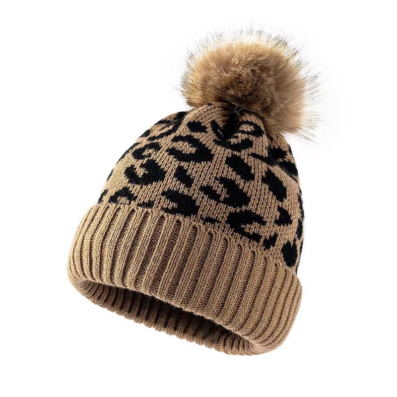 Beanie Cuffed Knit - Gorro de Punto con Estampado de