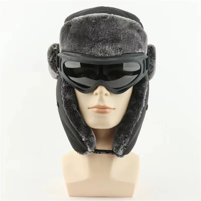 Winter Trapper Hat - Gorros militares Ushanka del ejército de