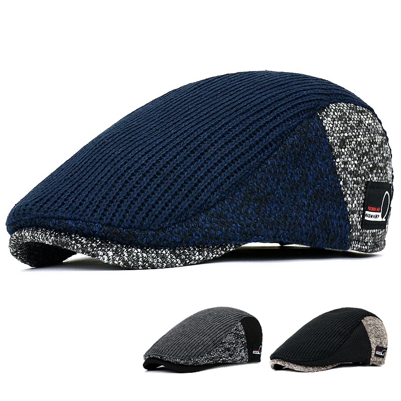 Dad Hat Cotton - Gorros de Newsboy para hombre, boinas