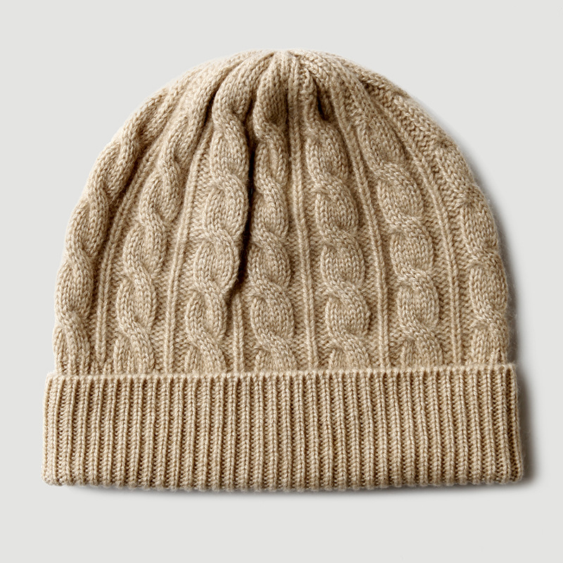 Gorro de Cachemir 100% Puro co - Beanie Cuffed Knit reseña y precio