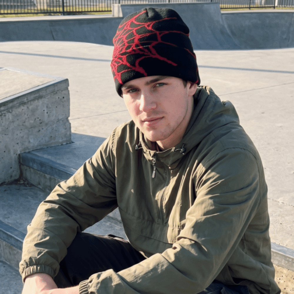 Gorros de punto vintage con di - Beanie Cuffed Knit reseña y precio